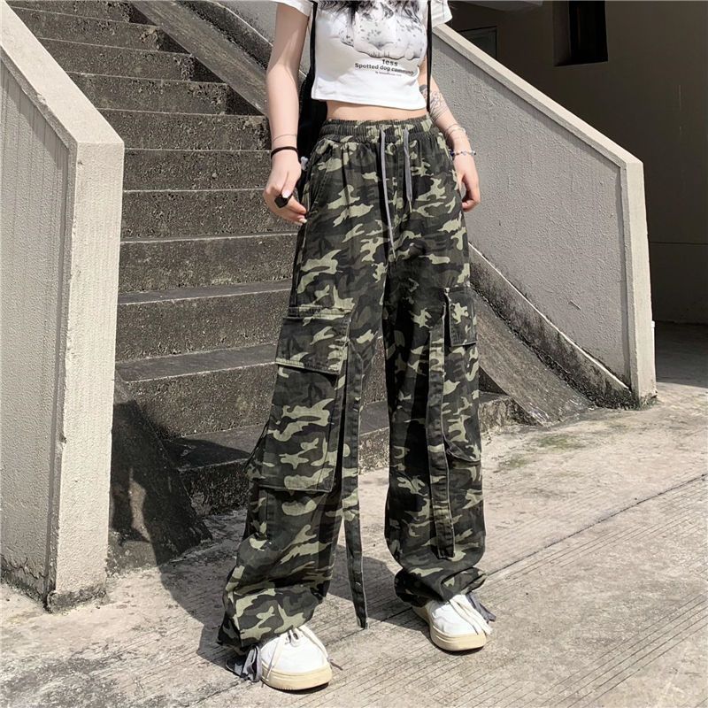 Retro Hip Hop Camouflage Slacks