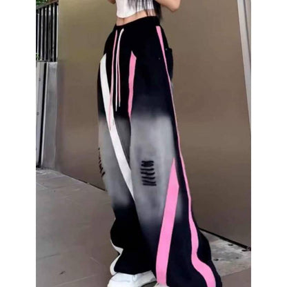 American Retro Hip-hop Straight Wide-leg Pants